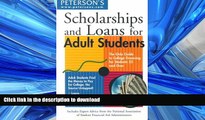 Hardcover Scholarships   Loans for Adult Students (Scholarships and Loans for Adult Students)