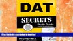 READ DAT Secrets Study Guide: DAT Exam Review for the Dental Admission Test #A# Kindle eBooks