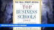 Hardcover The Wall Street Journal Guide to the Top Business Schools 2003 #A# On Book