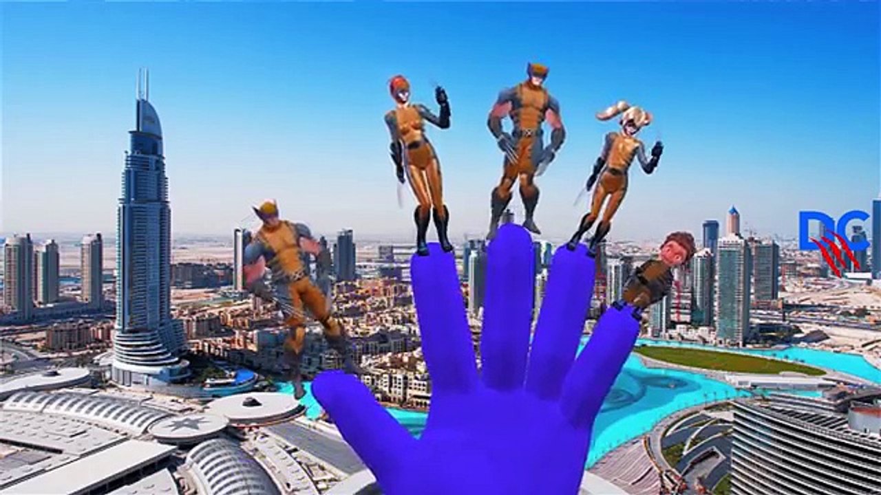 Hulk Vs Spiderman Vs Batman Vs Ironman Vs Captain America Finger Family Children Nursery Rhymes