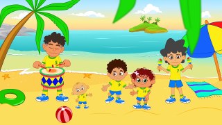Familia Dos Dedos Brasil - Fingers Family em Portugues - musica infantil com os Amiguinhos