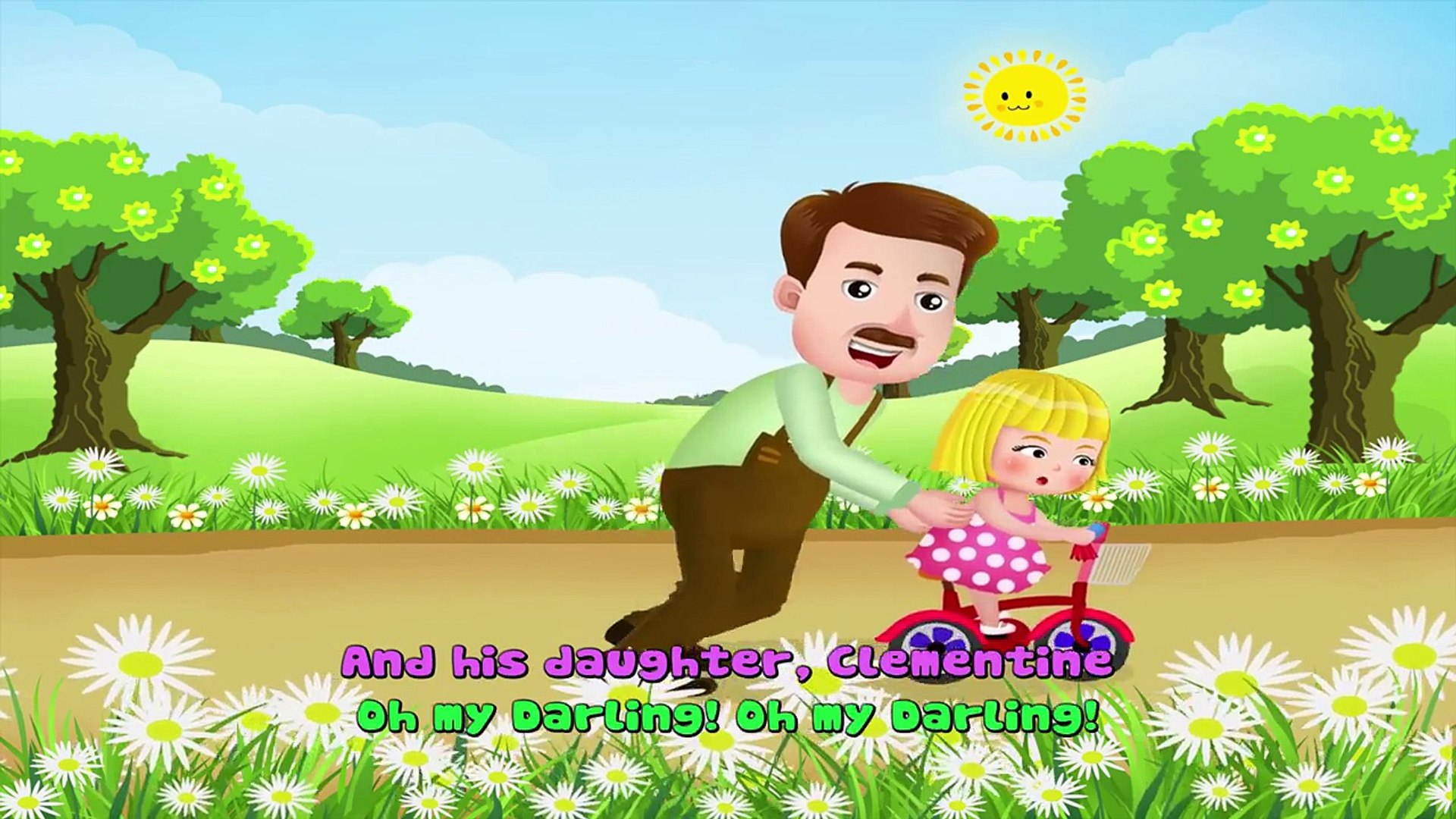 Oh My Darling Clementine Nursery Rhymes Songs For Babies Vocal 4k Video Dailymotion