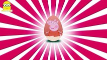 Peppa Pig Animated Surprise Eggs For Kids - Colors And Toys In Surprise Eggs