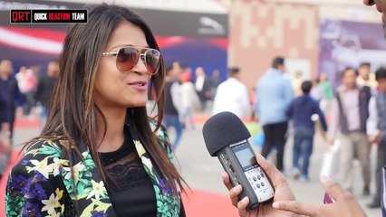 Have you Ever Kissed in a Car   Super Hot Model Vs SuperCar   Auto Expo 2016   Quick Reaction Team