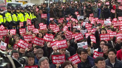 Nova manifestação contra presidente da Coreia do Sul