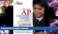 Hardcover Cracking the AP Calculus AB   BC Exams, 2009 Edition (College Test Preparation) #A# On