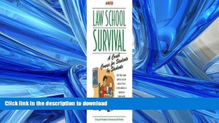 Pre Order Law School Survival Guide Arco On Book