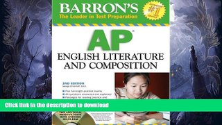 Hardcover Barron s AP English Literature and Composition with CD-ROM (Barron s AP English