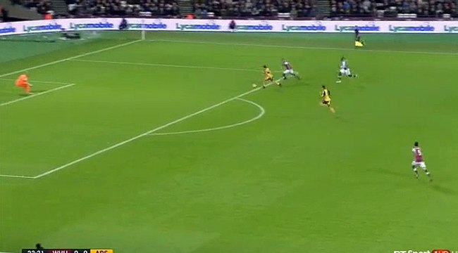 Mesut Ozil Goal HD - West Ham 0 - 1 Arsenal - 03.12.2016