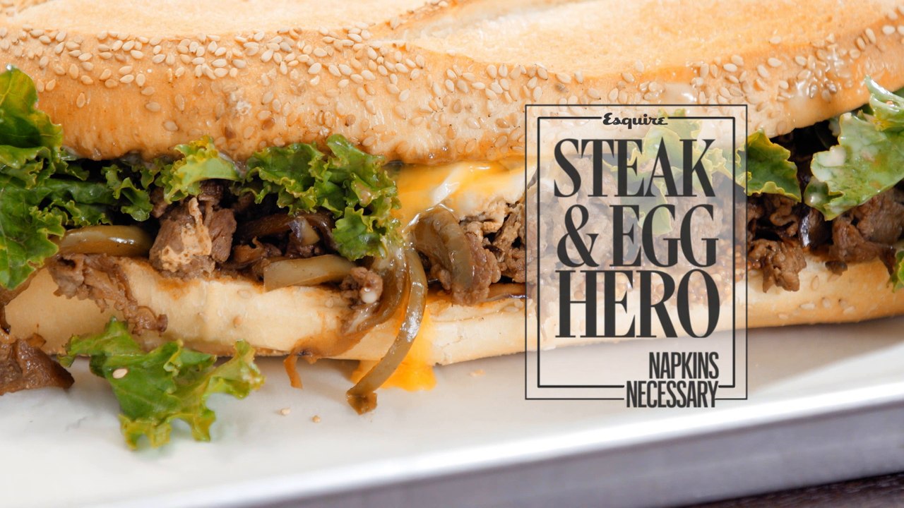 Napkins Necessary: Steak and Egg Sandwich