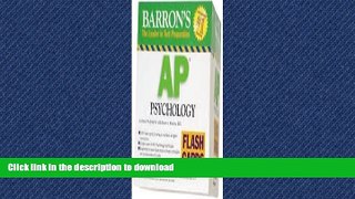 Pre Order Barron s AP Psychology Flash Cards Publisher: Barron s Educational Series; Crds edition