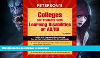 Read Book Colleges for Students with Learning Disabilities or AD/HD #A# Full Book