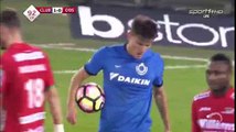 Jelle Vossen Penalty Goal HD - Club Brugge KV 2 - 0	Oostende 03.12.2016