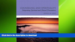 FAVORIT BOOK Counseling and Spirituality: Integrating Spiritual and Clinical Orientations PREMIUM