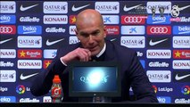 Rueda de prensa de Zidane / Zidane's post-match press conference