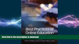 FAVORIT BOOK Best Practices of Online Education: A Guide for Christian Higher Education PREMIUM