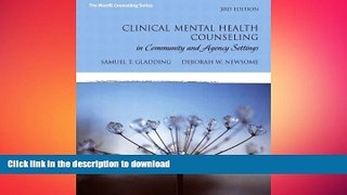 EBOOK ONLINE Clinical Mental Health Counseling in Community and Agency Settings, 3rd Edition (The