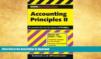 Epub CliffsQuickReview Accounting Principles II (Cliffs Quick Review (Paperback)) (Bk. 2) #A# Full
