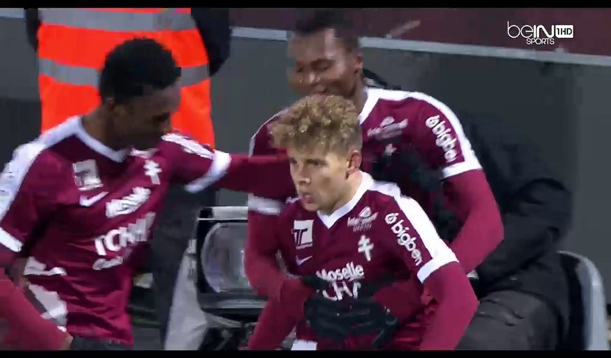 Gauthier Hein Goal HD - Metz 1-0 Lyon - 03.12.2016