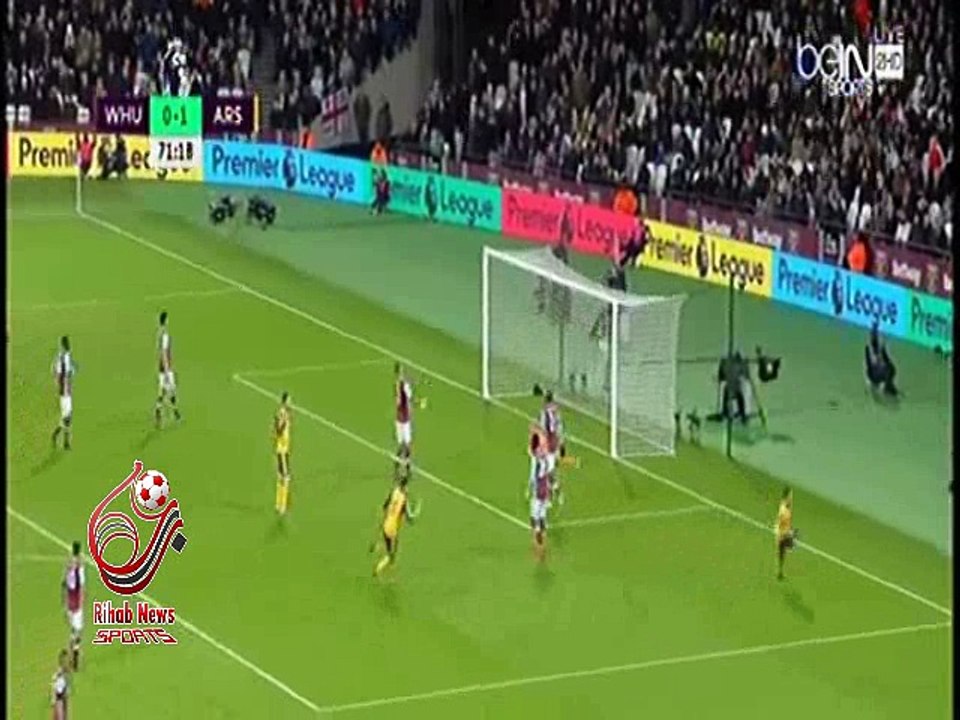 اهداف مباراة ( وست هام يونايتد 1-5 آرسنال ) الدورى الانجليزي