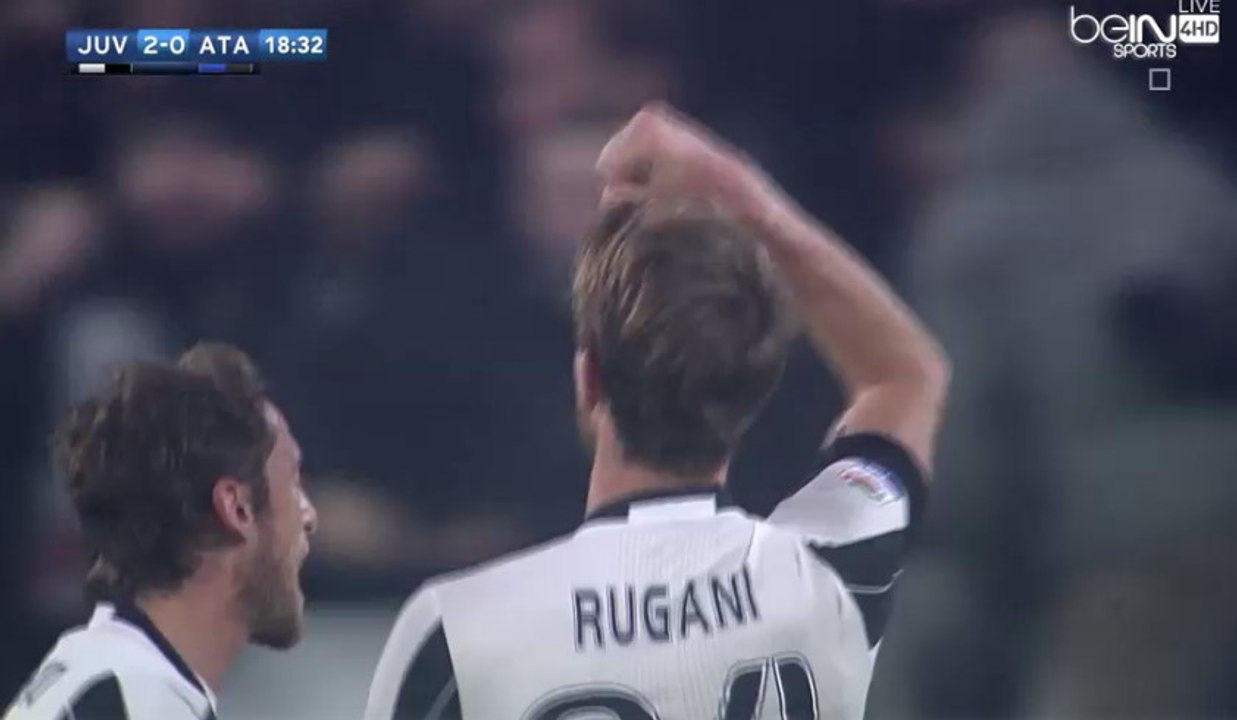 Daniele RUGANI Goal - Juventus 2-0 Atalanta - (03/12/2016)