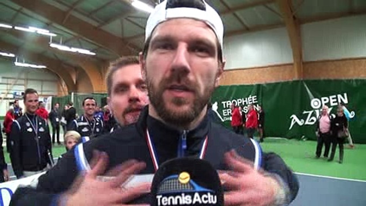 FFT - Interclubs 2016 - L'excentrique Vincent Millot encore titré avec le SATC Porte Hainaut