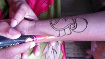 EASY Arabic Mehndi Design For Hands - Simple Arabic Designs = 1