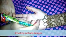 sytlish unique easy floral mehndi henna designs for hands-matroj mehndi designs