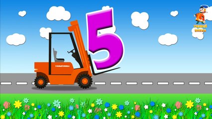 Мультики про машинки Cartoons For Cars Учим цифры