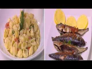 سردين بالصلصة الحارة - مكرونة قواقع بالنعناع | شبكة و صنارة حلقة كاملة