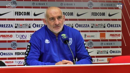 Monaco 5-0 Bastia : Conf. d'après-match de F. Ciccolini