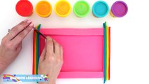 Play-Doh How to Make a Pink Pool Table * Play Dough Art * Fun Creative For Kids * RainbowLearning