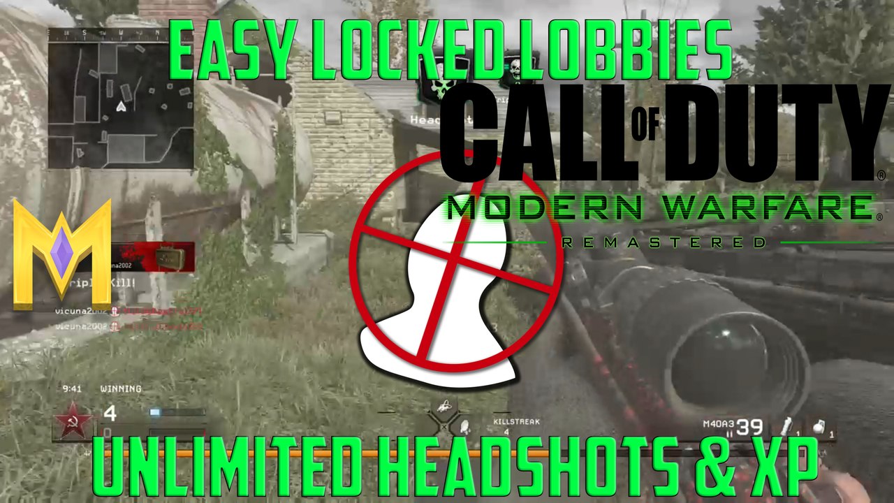 Call Of Duty: Modern Warfare Remastered Glitches - LOCKED Free For All Lobbies - "Unlimited XP Glitch"