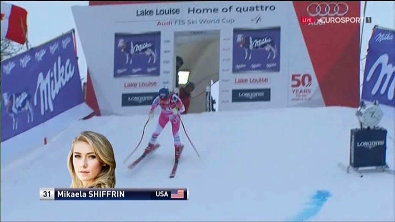 Mikaela Shiffrin • Lake Louise Downhill 13th place • 03.12.16