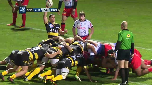 Pro D2, J13 : Résumé Stade Aurillacois - Mont de Marsan