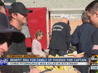 BBQ held for fallen Phoenix firefighter captain
