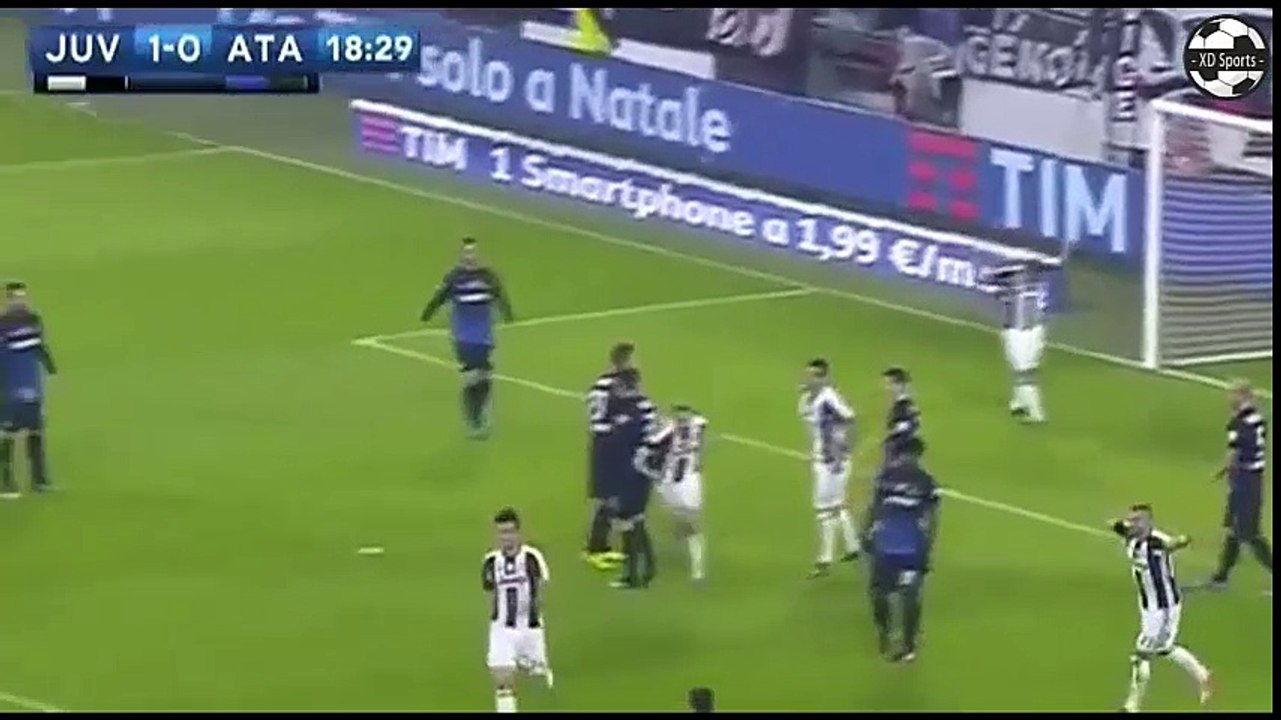 Juventus vs Atalanta 3 1 All Goals  Highlights   Serie A  3 12 2016 HD