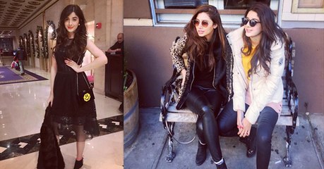 Mahira Khan And Mawra Hocane Enjoying In New York