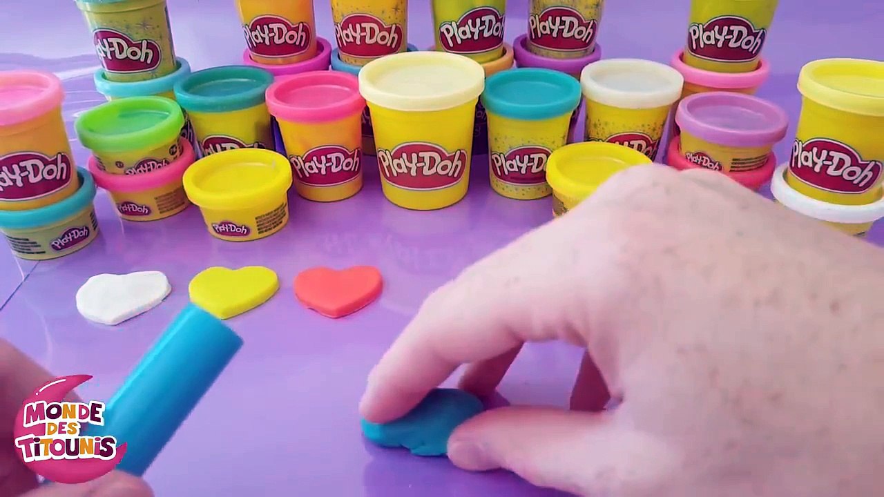 Pâte à modeler Play Doh pour les enfants Coeur et Papillon Touni Toys Titounis