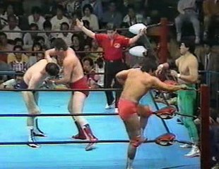Jumbo/Kabuki/Fuchi vs Misawa/Kobashi/Taue 26/05/90