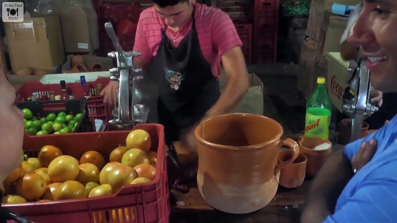 27.Warning!!! Biggest Tequila Serving Ever!! Street Drinks In Mexico