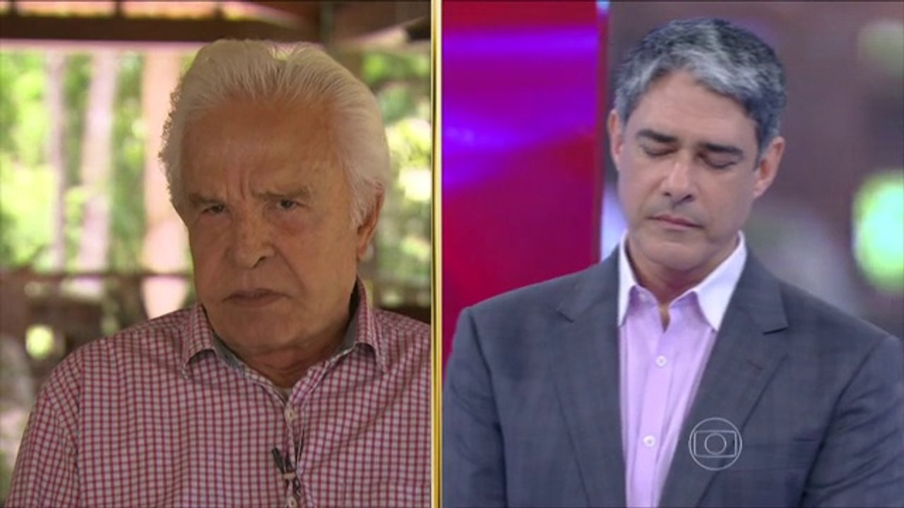 Domingão do Faustão:Cid Moreira elogia William Bonner
