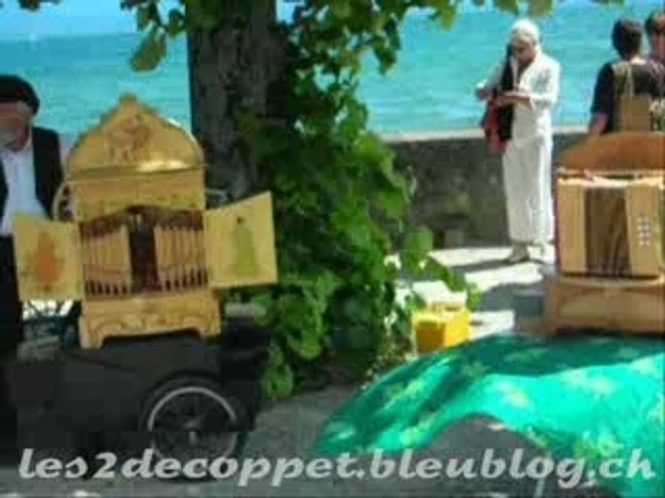 Mick et Annick au Festival d'orgues de barbarie de Rolle...