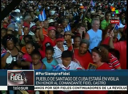 Santiago de Cuba realizará vigilia para Fidel hasta el domingo