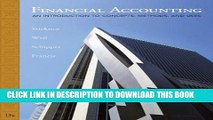 [PDF] Epub Student Solutions Manual for Stickney/Weil/Schipper/Francis  Financial Accounting: An