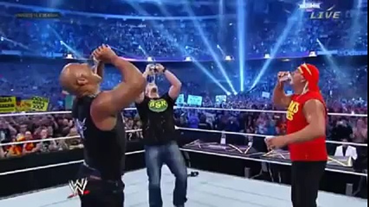 Steve Austin shoots on his disappointment at WrestleMania with The Rock and Hulk Hogan