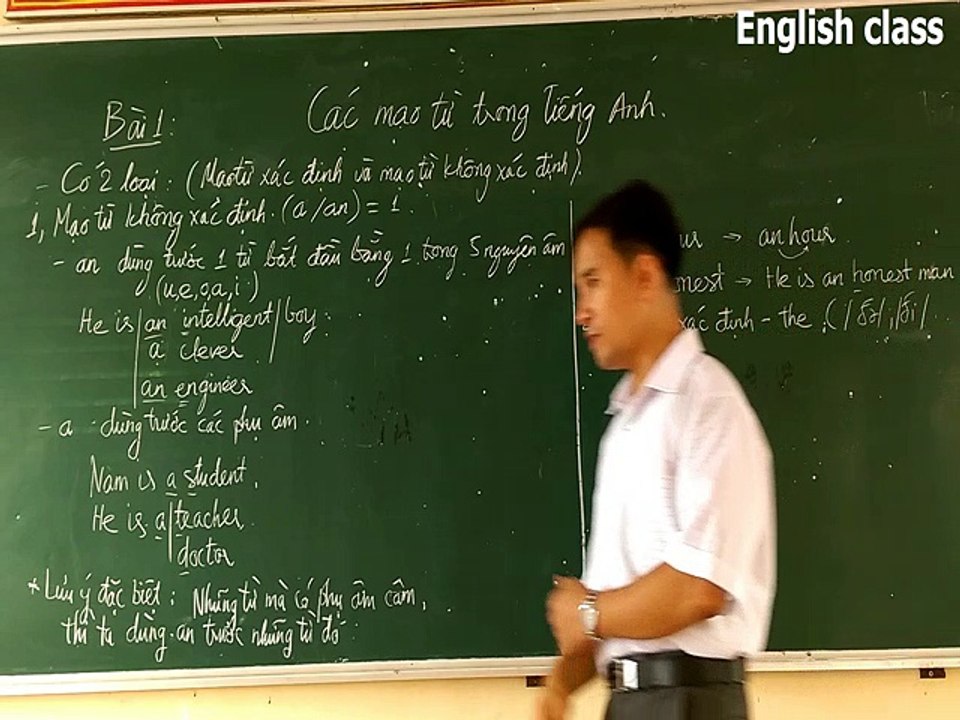 Cac mao tu trong tieng anh