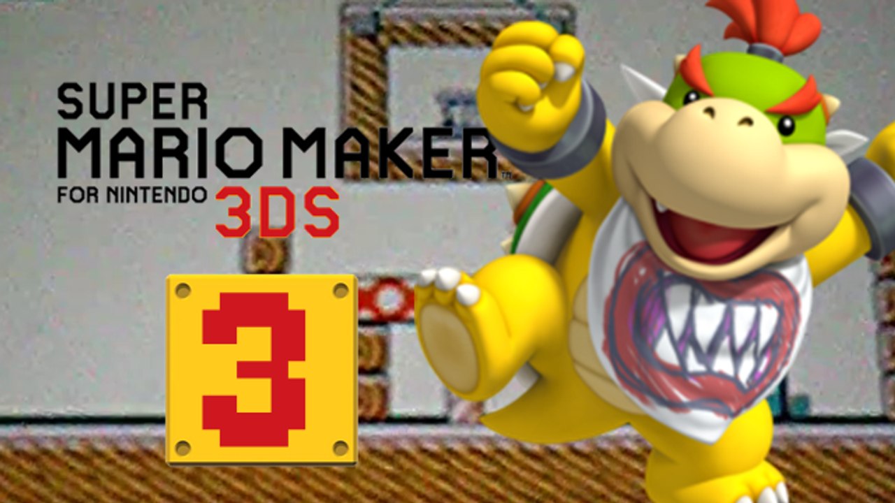Lets Play - Super Mario Maker 3DS ONLINE [03] Schönes Zu Hause und Bowser Jr