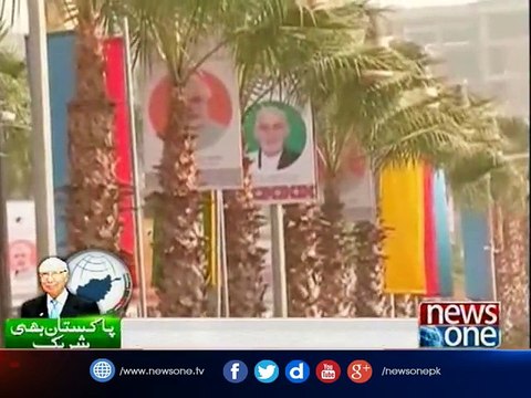 Sartaj Aziz, Modi exchange pleasantries in brief encounter