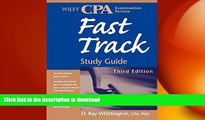 Read Book Wiley CPA Examination Review Fast Track Study Guide O. Ray Whittington Kindle eBooks